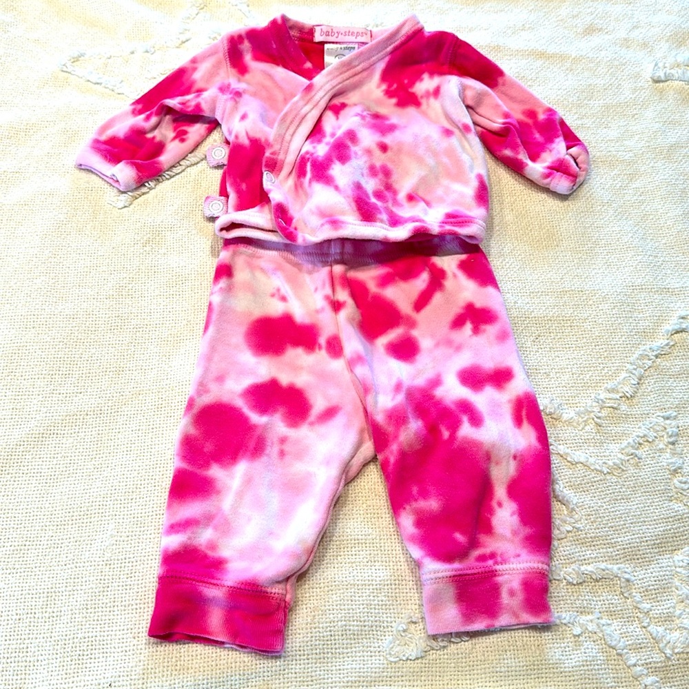 Baby steps pants and shirt set- new born
